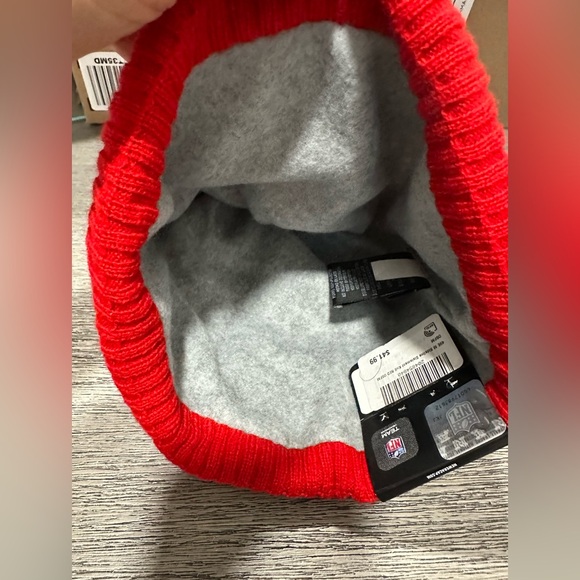 NEW $42 New Era Cold Weather Statement Knit Beanie San Francisco 49ers Hat Cap - Picture 6 of 7